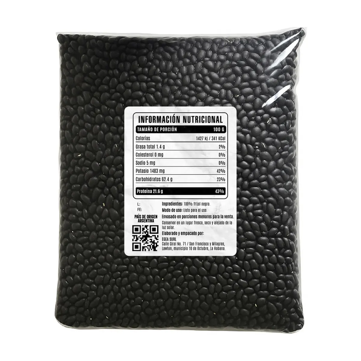 Frijoles negros Cosecha Real (2.27 kg / 5 lb) - Thumbnail 3