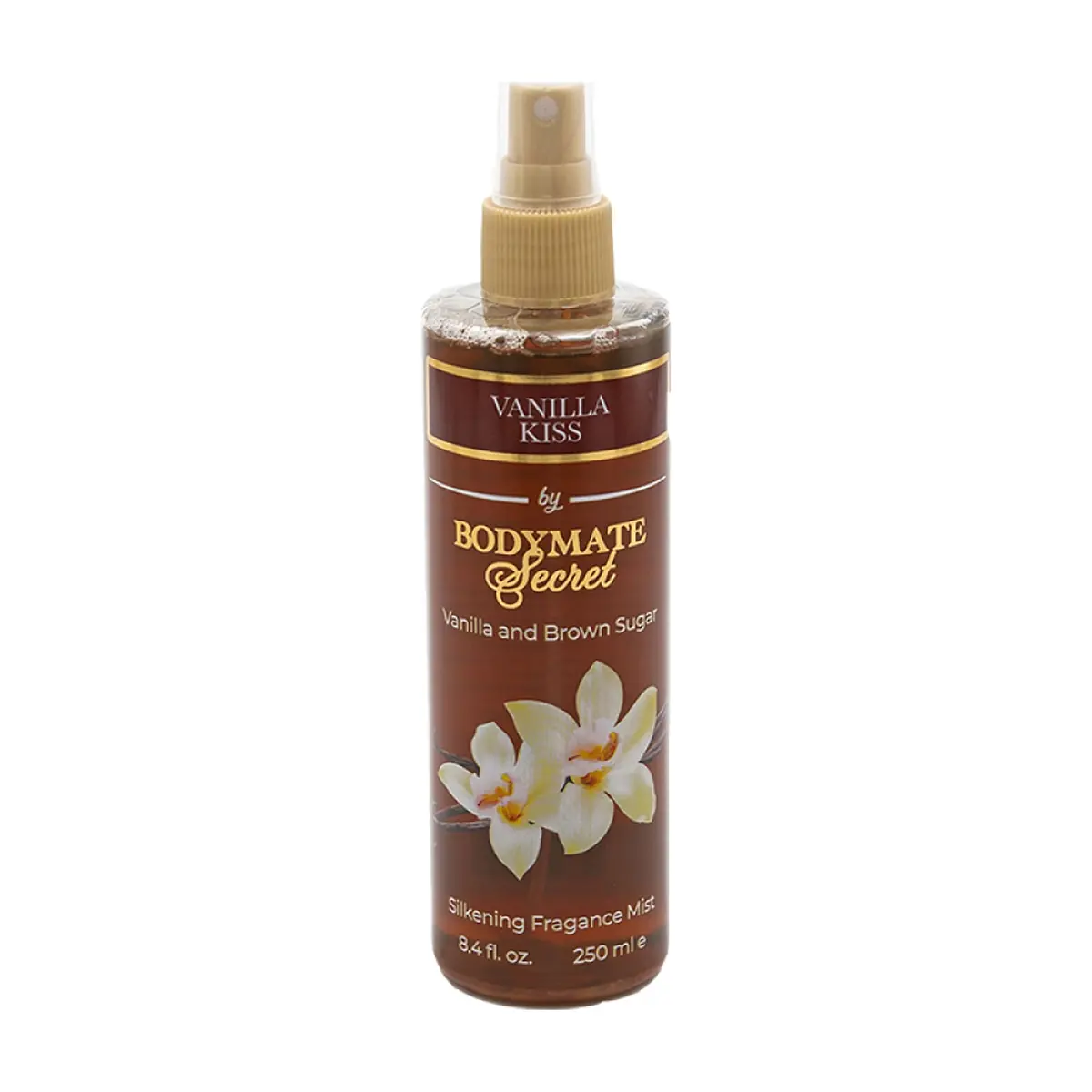Colonia corporal - perfume spray - para mujer fragancia combinada de vainilla y azúcar morena Bodymate (250 ml / 8.4 fl.oz.)