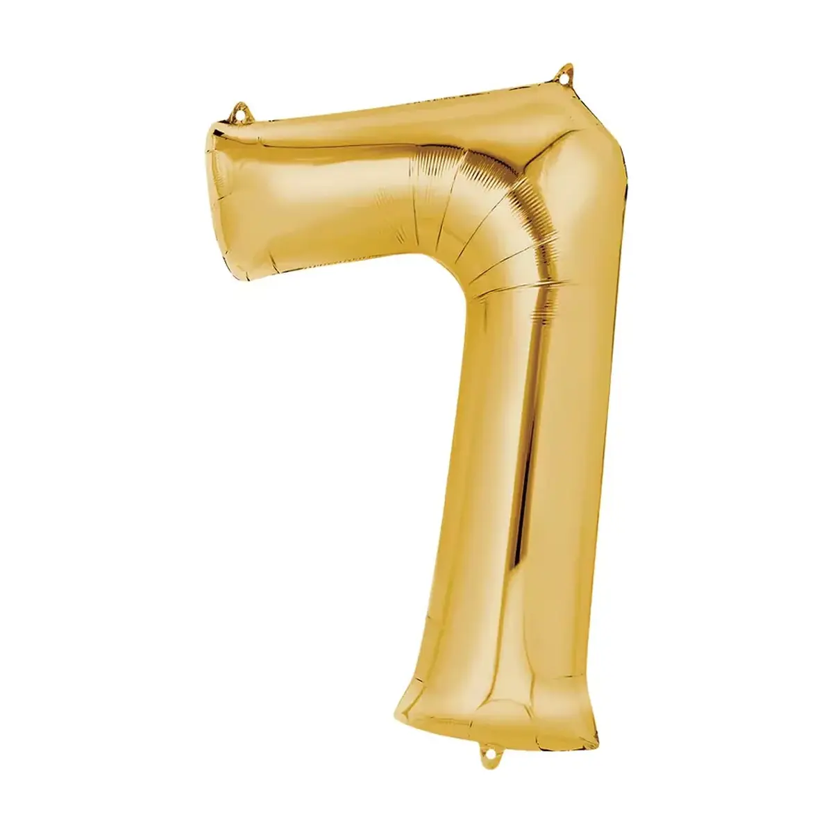 Globo dorado número 7- 14''