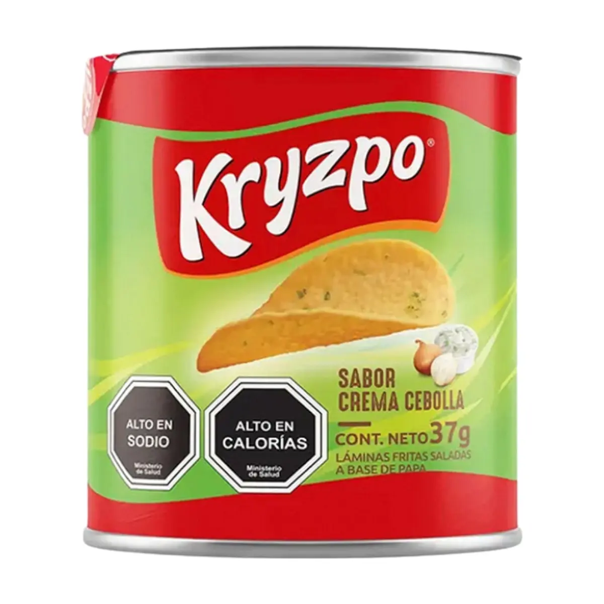 Papas fritas sabor crema cebolla Kryzpo (37 g / 1.3 oz) - Thumbnail 10