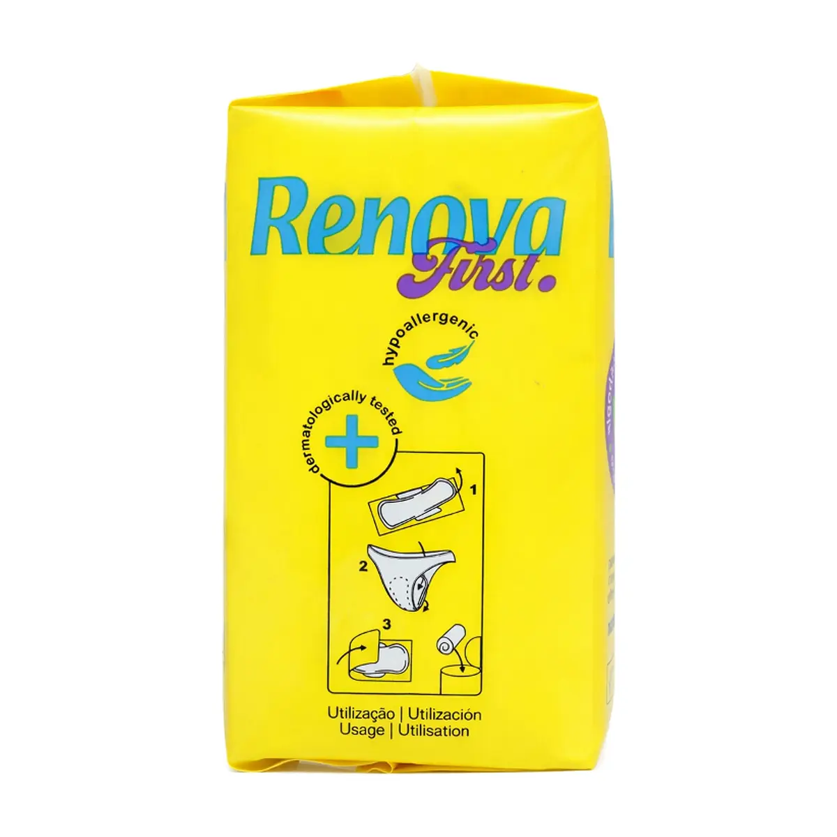 Toallas sanitarias ultrafinas con alas normal Renova (12 U) - Thumbnail 3