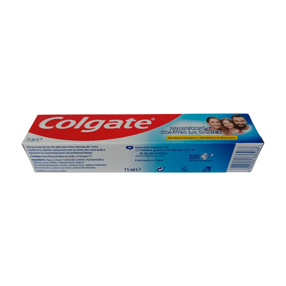 Pasta de dientes protección contra las caries Colgate (75 ml)