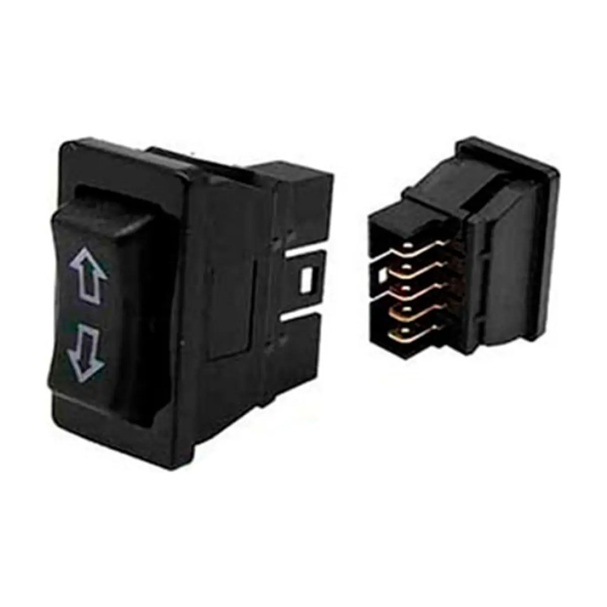 Botonera interruptor con conector para sistema elevalunas-ventanas eléctricas