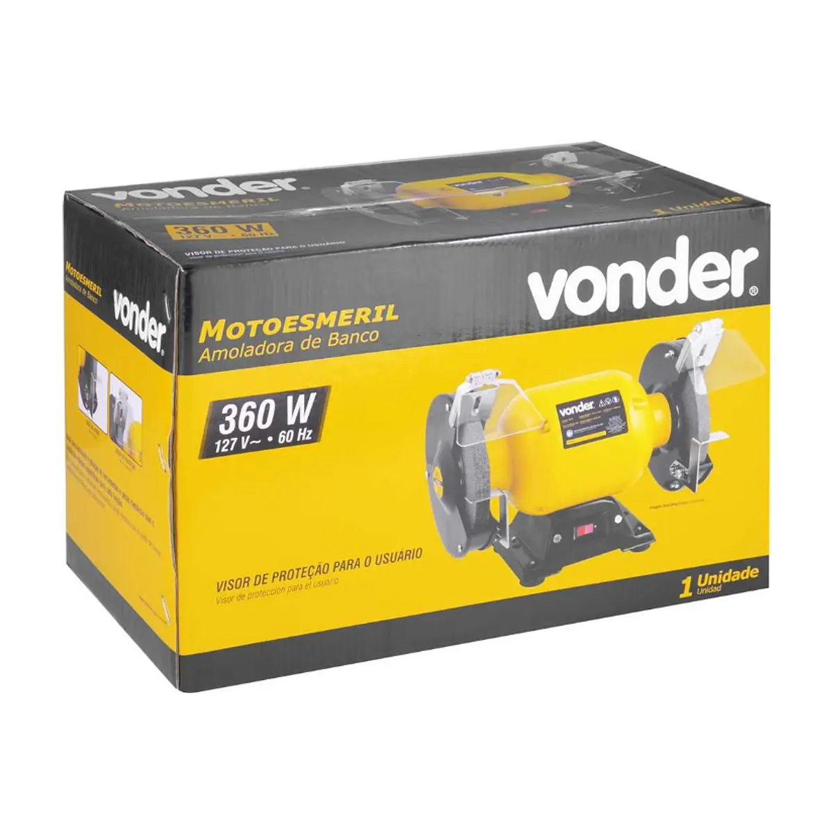 Motoesmeril 6" 360 W de 127 V Vonder - Thumbnail 5