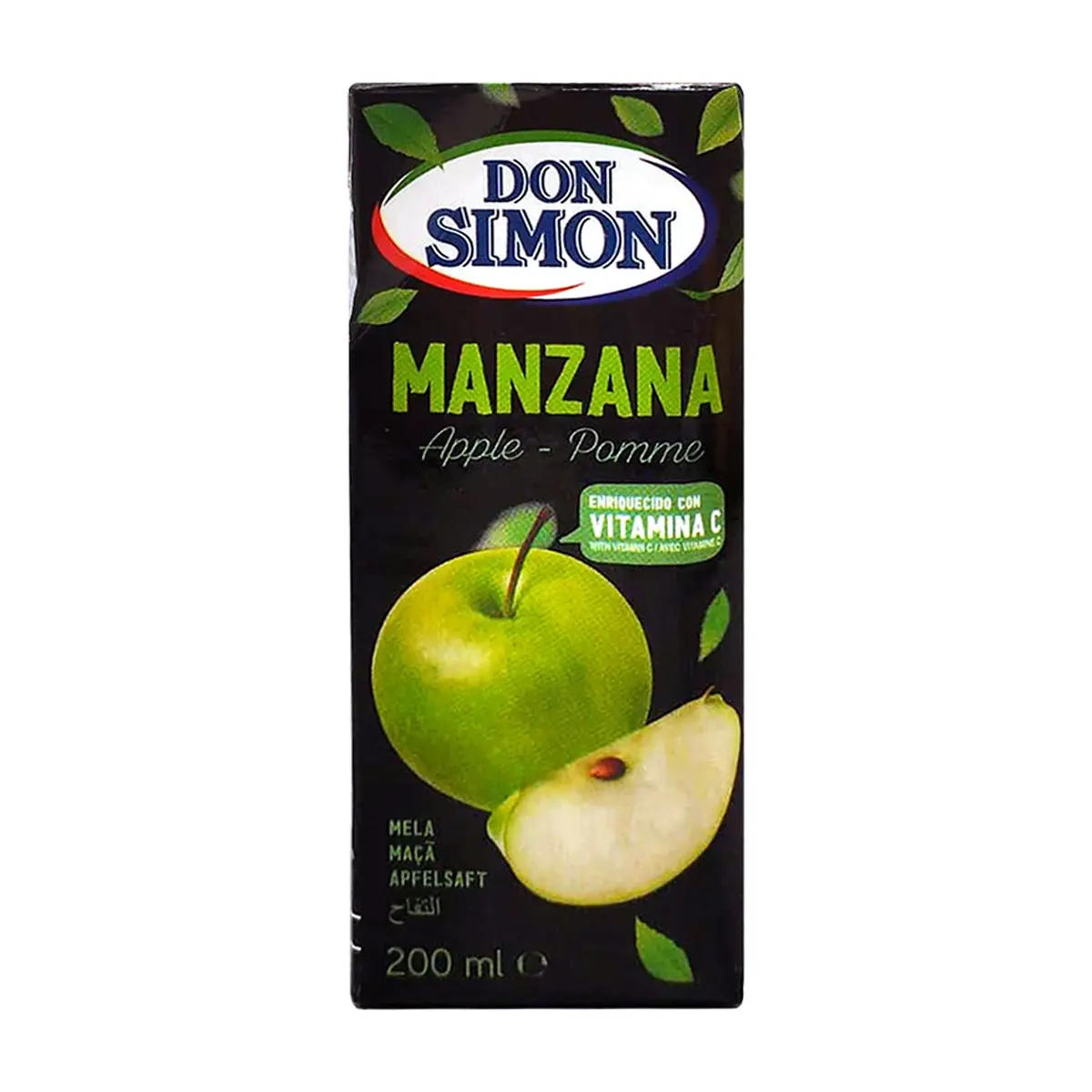 Zumo - jugo - de manzana enriquecido con vitamina C Don Simon (6 x 200 ml) - Miniatura 2