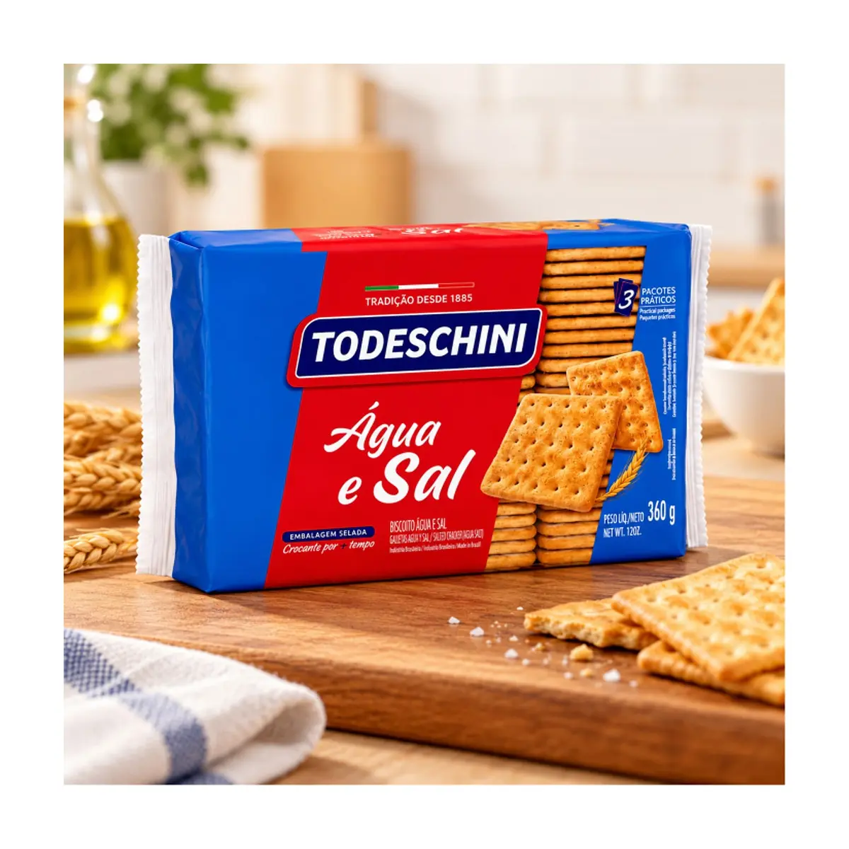 Galletas agua y sal Todeschini (360 g / 12 oz) - Thumbnail 4