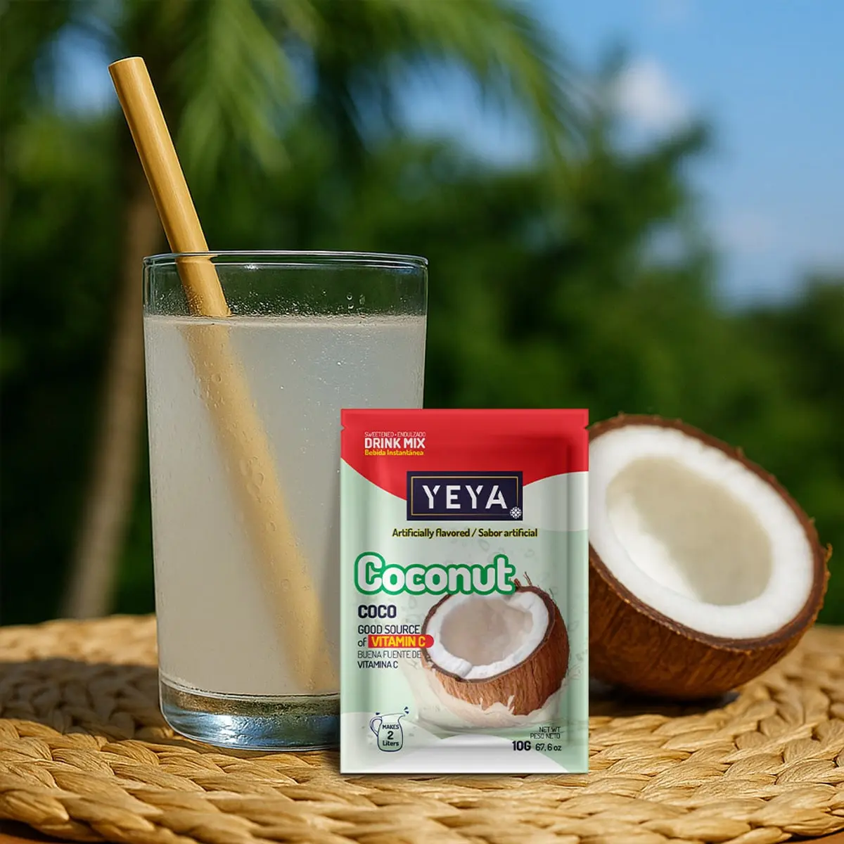 Refresco instantáneo sabor coco YEYA (10 x 10 g) - Thumbnail 4
