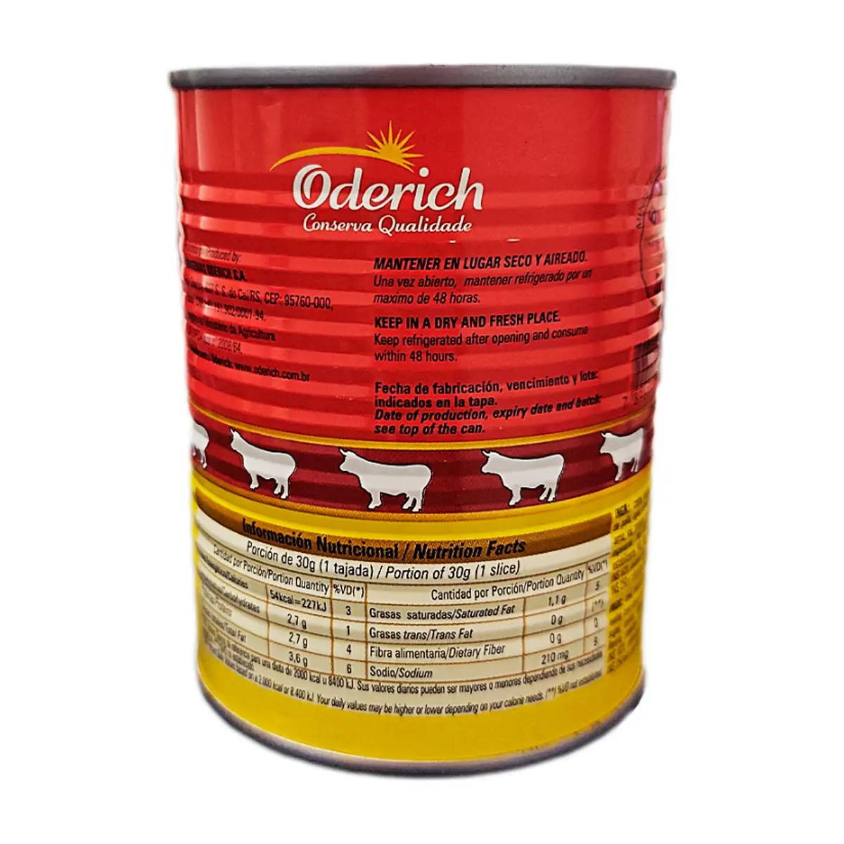 Jamonilla spam de res Oderich (340 g / 11.99 oz) - Miniatura 2