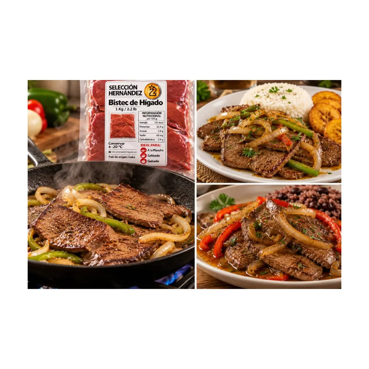 Bistec de Hígado de Res Selección Hernández (1 kg / 2.2 lb) - Miniatura 4
