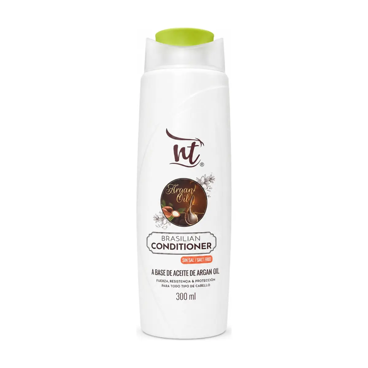 Acondicionador sin sal a base de aceite de argán Brazilian NT (300 ml / 10.1 fl.oz)