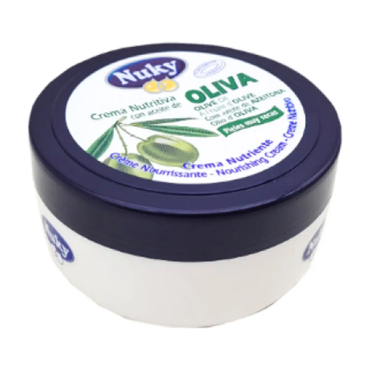 Crema nutritiva con aceite de oliva Nuky (200 ml)