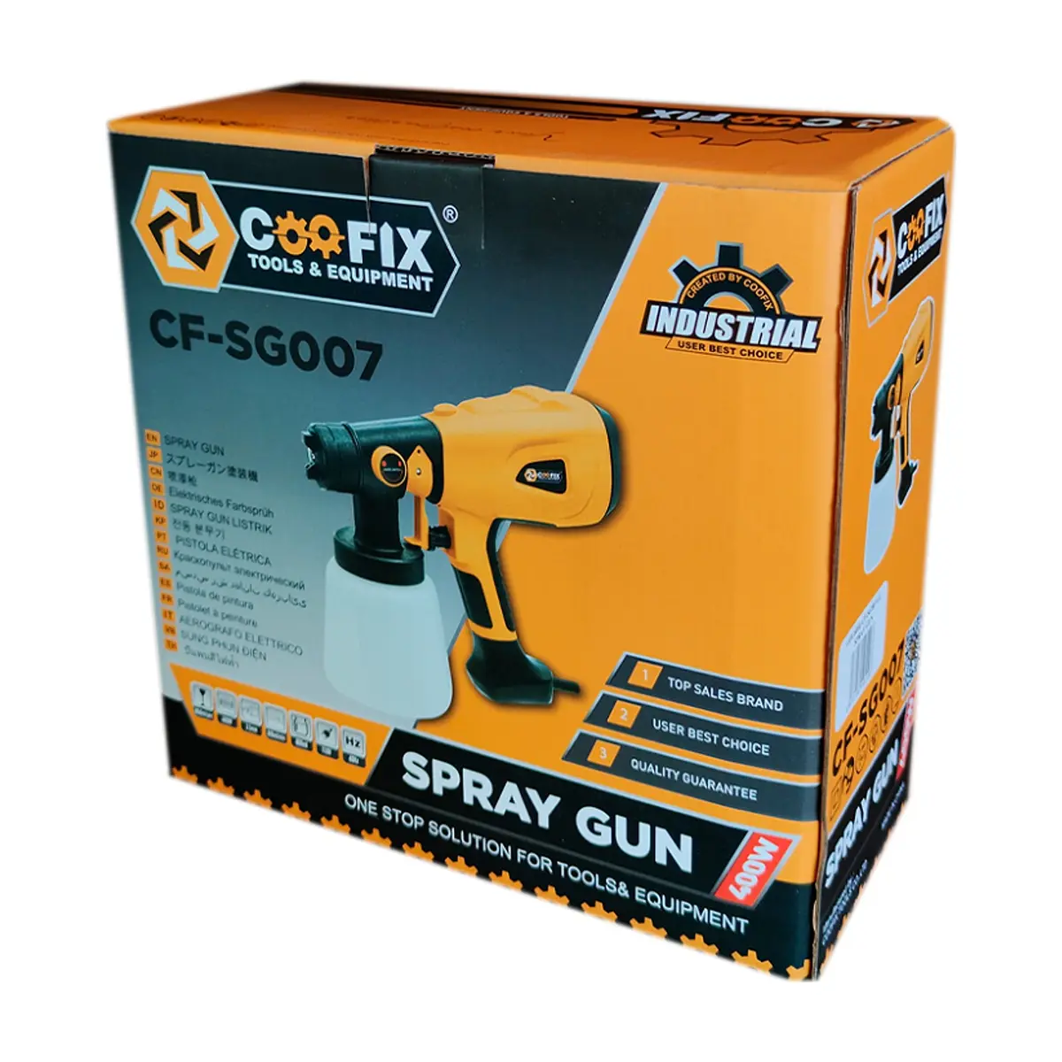 Pistola eléctrica para pintar 400 W 800 ml Coofix CF-SG007 - Miniatura 2