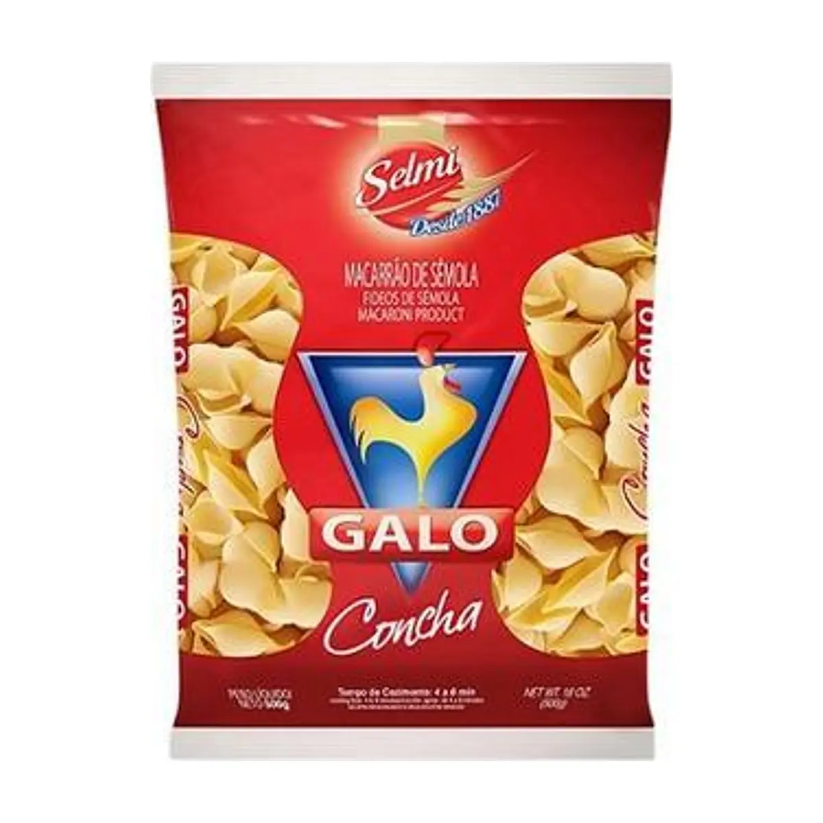 Pasta Macarrón Conchas (500 gr) GALO