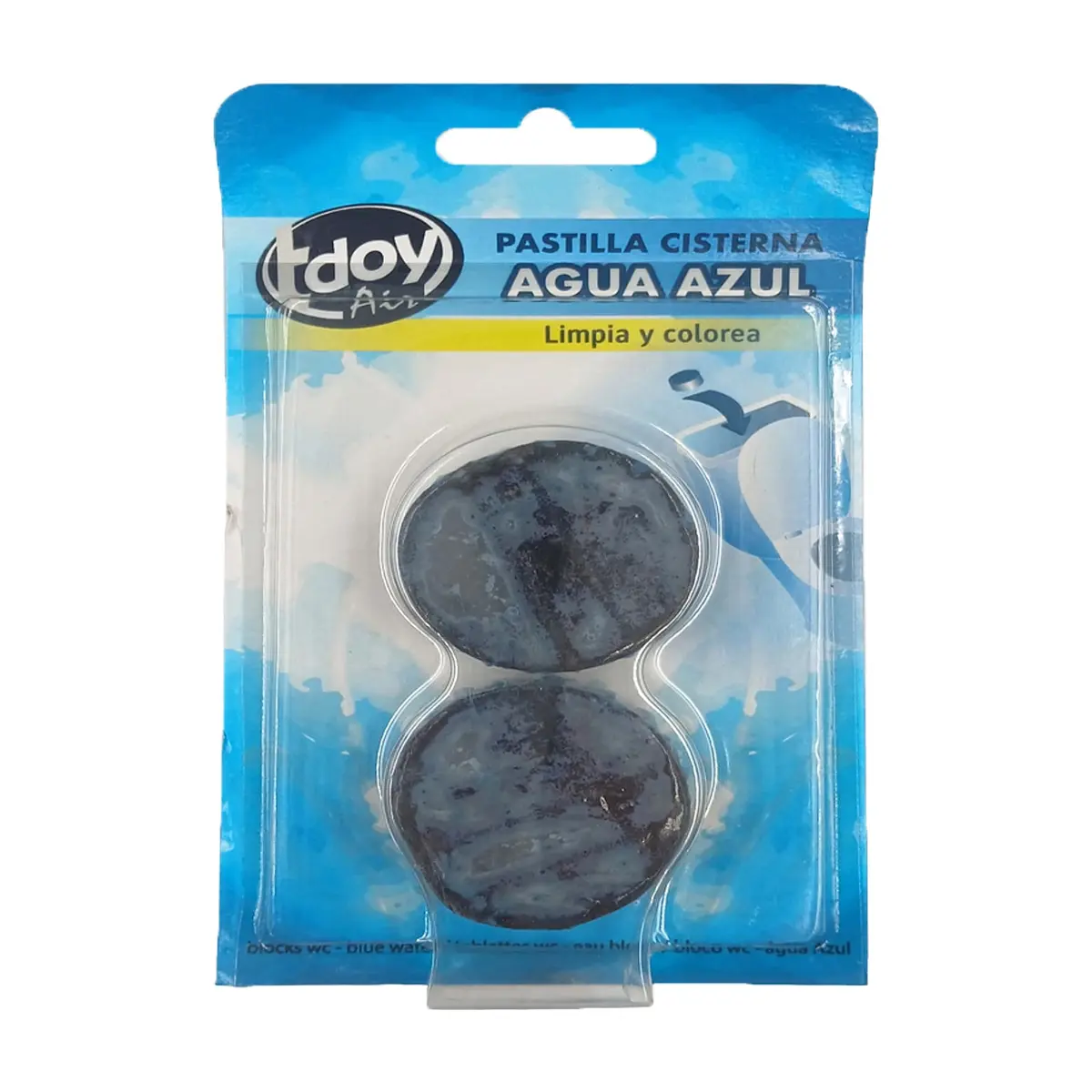 Pastilla cisterna Agua Azul Tdoy Air (2 x 50 g / 1.76 oz)