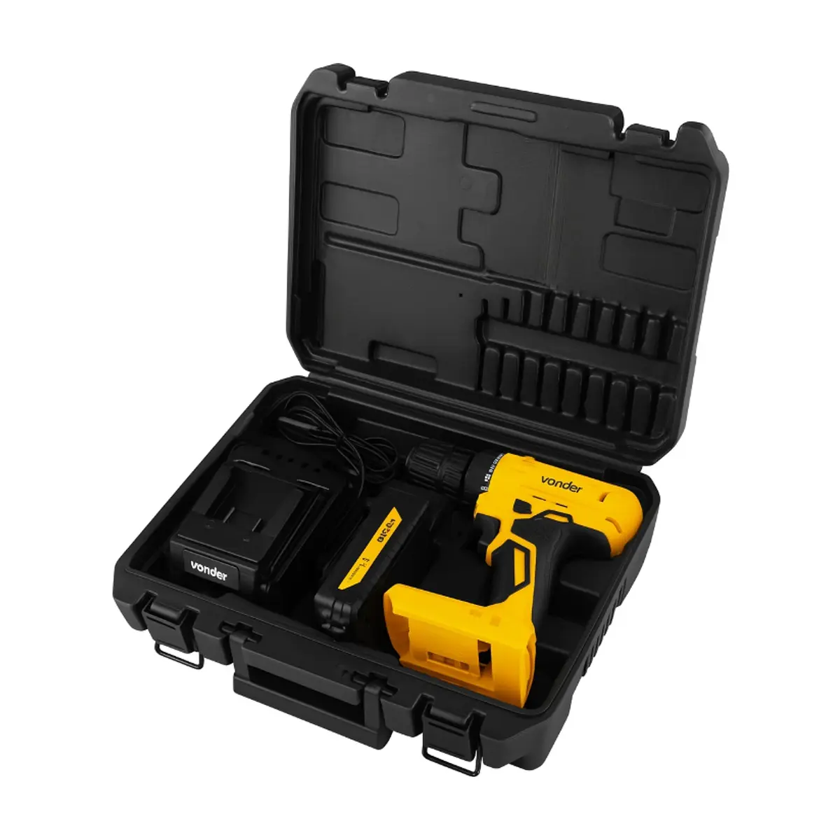 Taladro atornillador eléctrico portátil 3/8'' de 18 V Vonder IPFV1852 - Miniatura 2