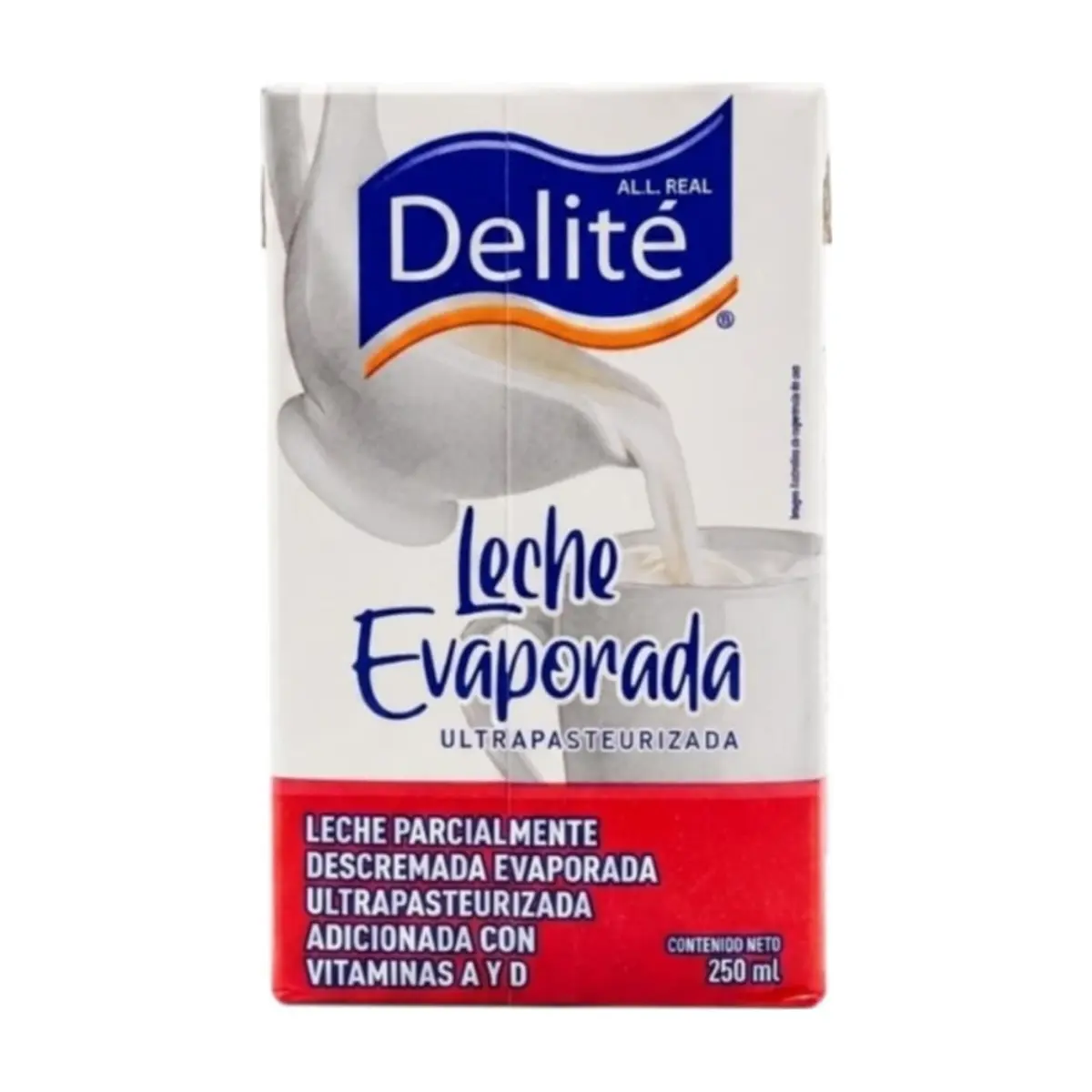 Leche evaporada ultrapasteurizada Delité (250 ml) - Thumbnail 4