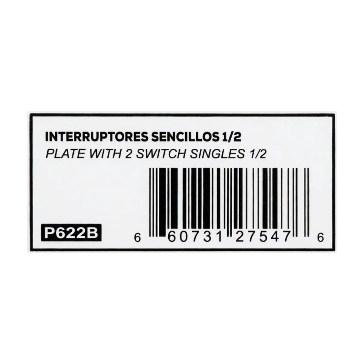 Receptáculo -interruptor- doble Surtek P622B - Miniatura 3