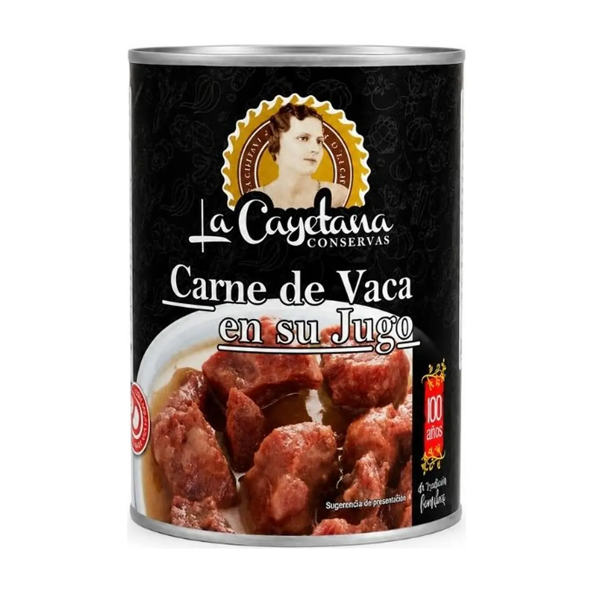 Carne de Vaca en su Jugo (415 gr) LA CAYETANA