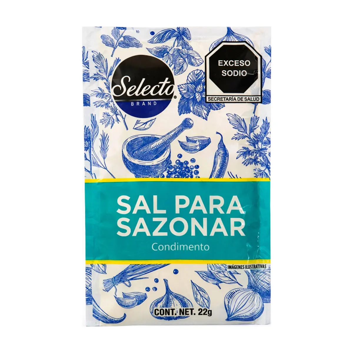Sal para sazonar Selecto Brand (22 g) - Miniatura 1