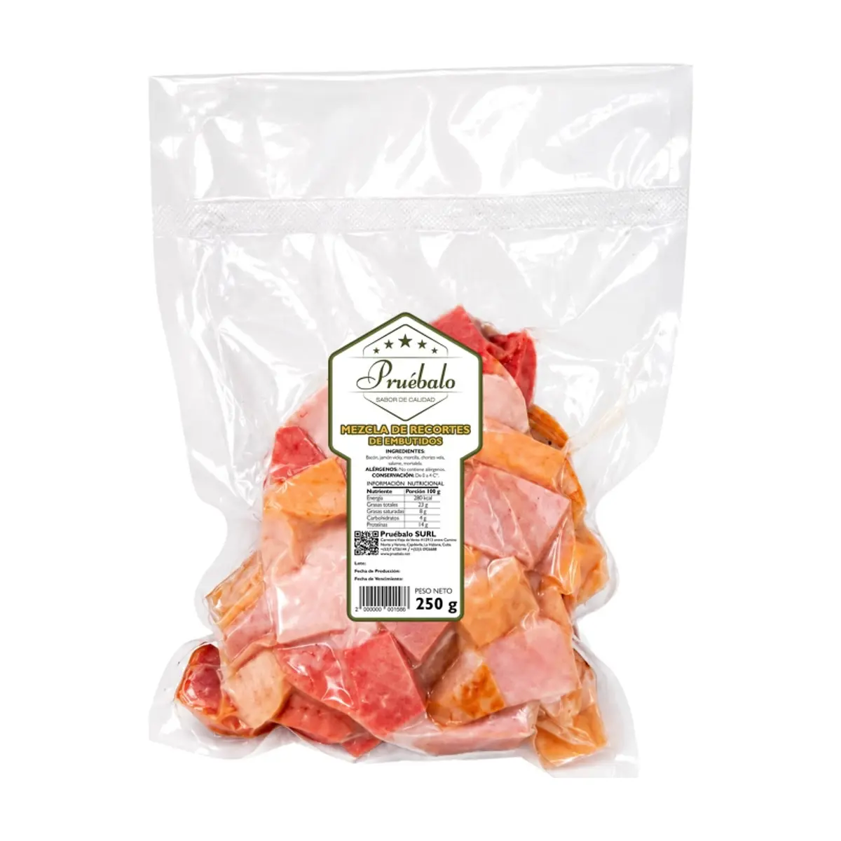 Mezcla de recortes de embutidos Pruébalo (250 g / 8.82 oz) - Miniatura 1