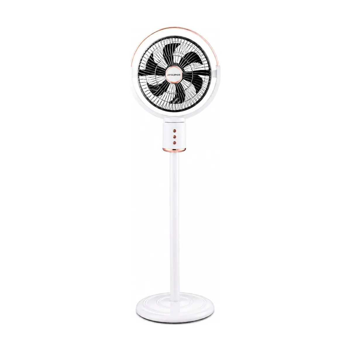 Ventilador recargable 3 en 1 color blanco 12" JY-2219 JySuper