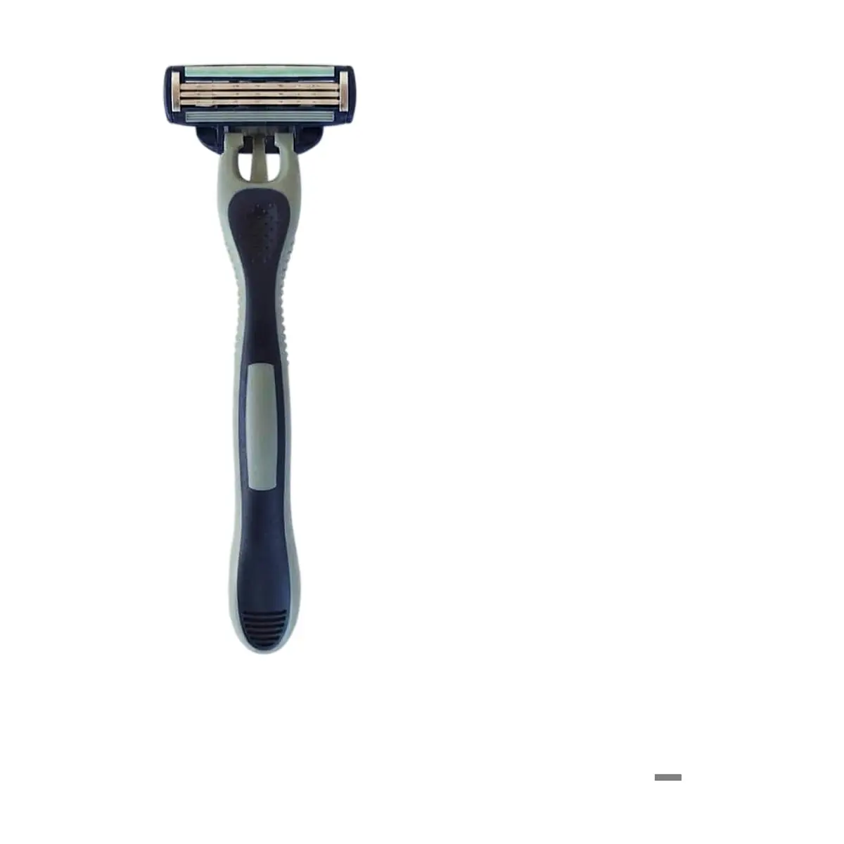 Máquina de afeitar desechable antidesliz azul y gris para piel sensible Equate