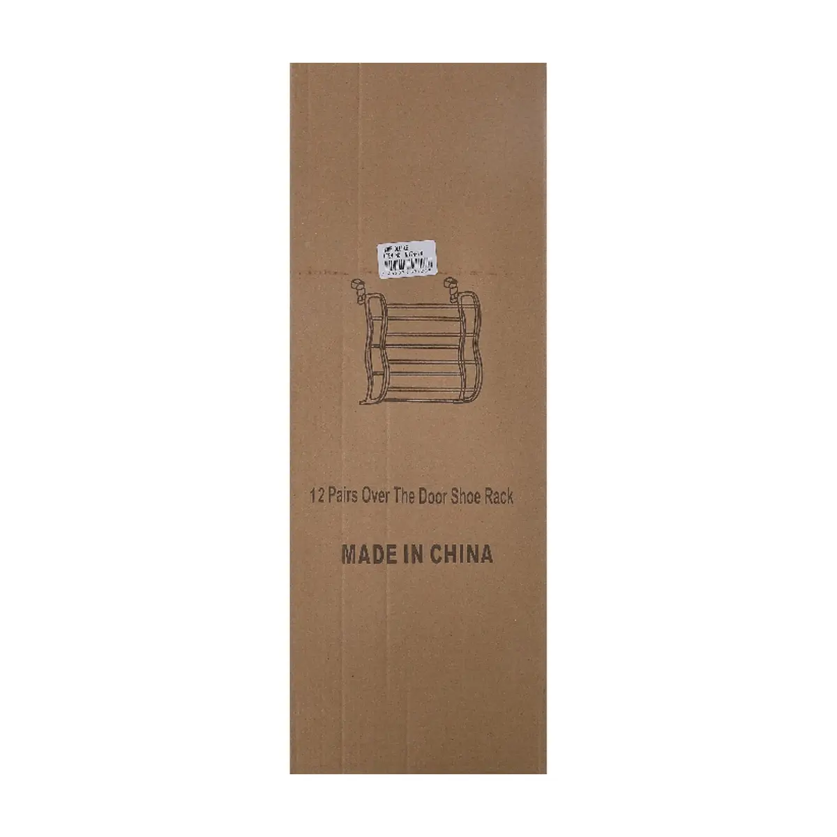 Organizador blanco de zapatos de 4 niveles sobre la puerta Home Deluxe - Miniatura 3
