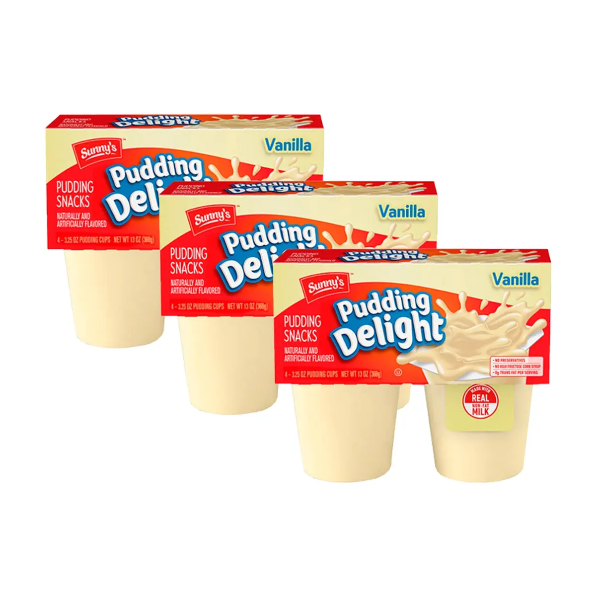 Natilla de vainilla Sunny' s (12 x 92.1 g / 3.25 …
