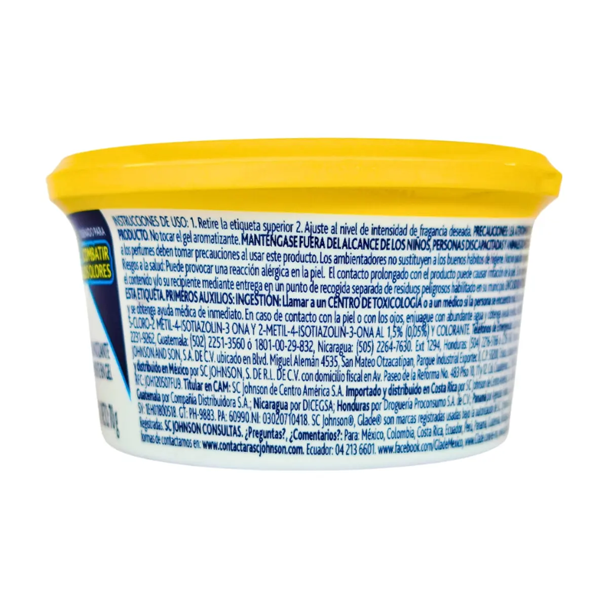 Aromatizante de ambiente mini gel con fragancia limón Glade (70 g / 2.46 oz) - Thumbnail 9