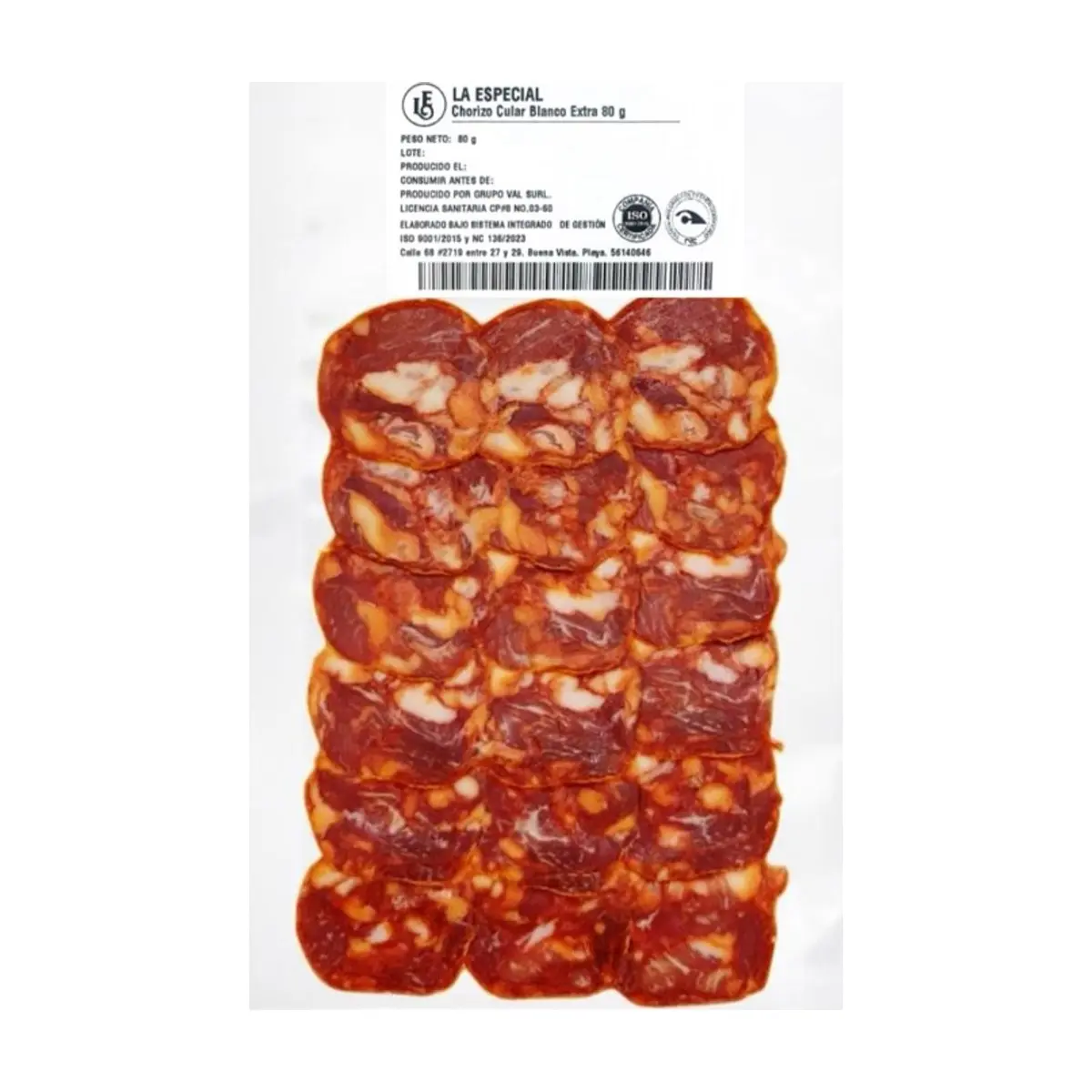 Chorizo Cular Blanco Extra La Especial (80 g / 2.82 oz) - Miniatura 1