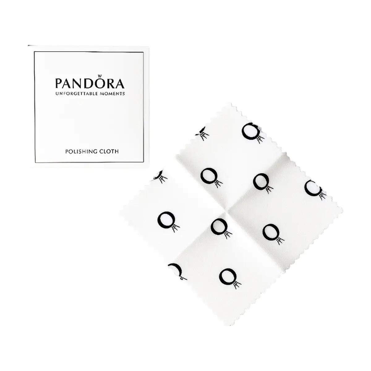 Paño de pulido para limpiar joyería estilo Pandora