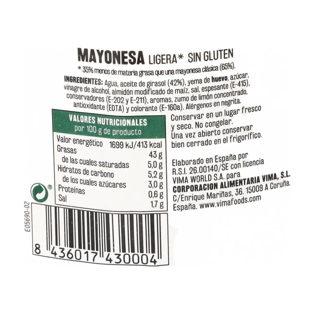 Mayonesa Vima Foods (300 ml) - Thumbnail 3
