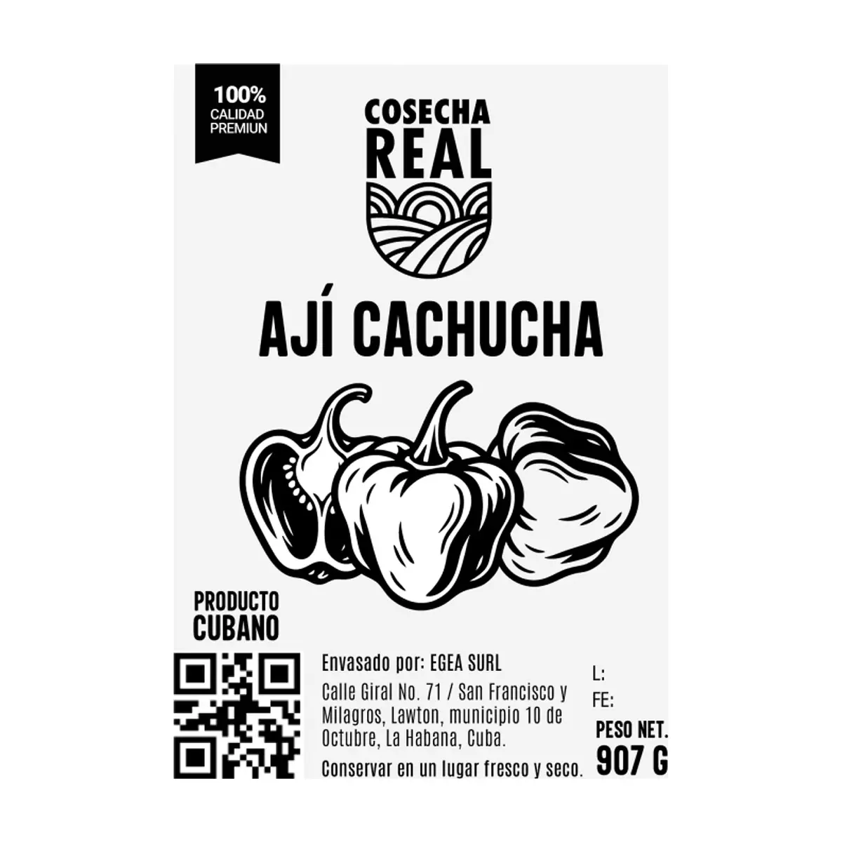 Ají cachucha Cosecha Real (907 g / 2 lb) - Thumbnail 3