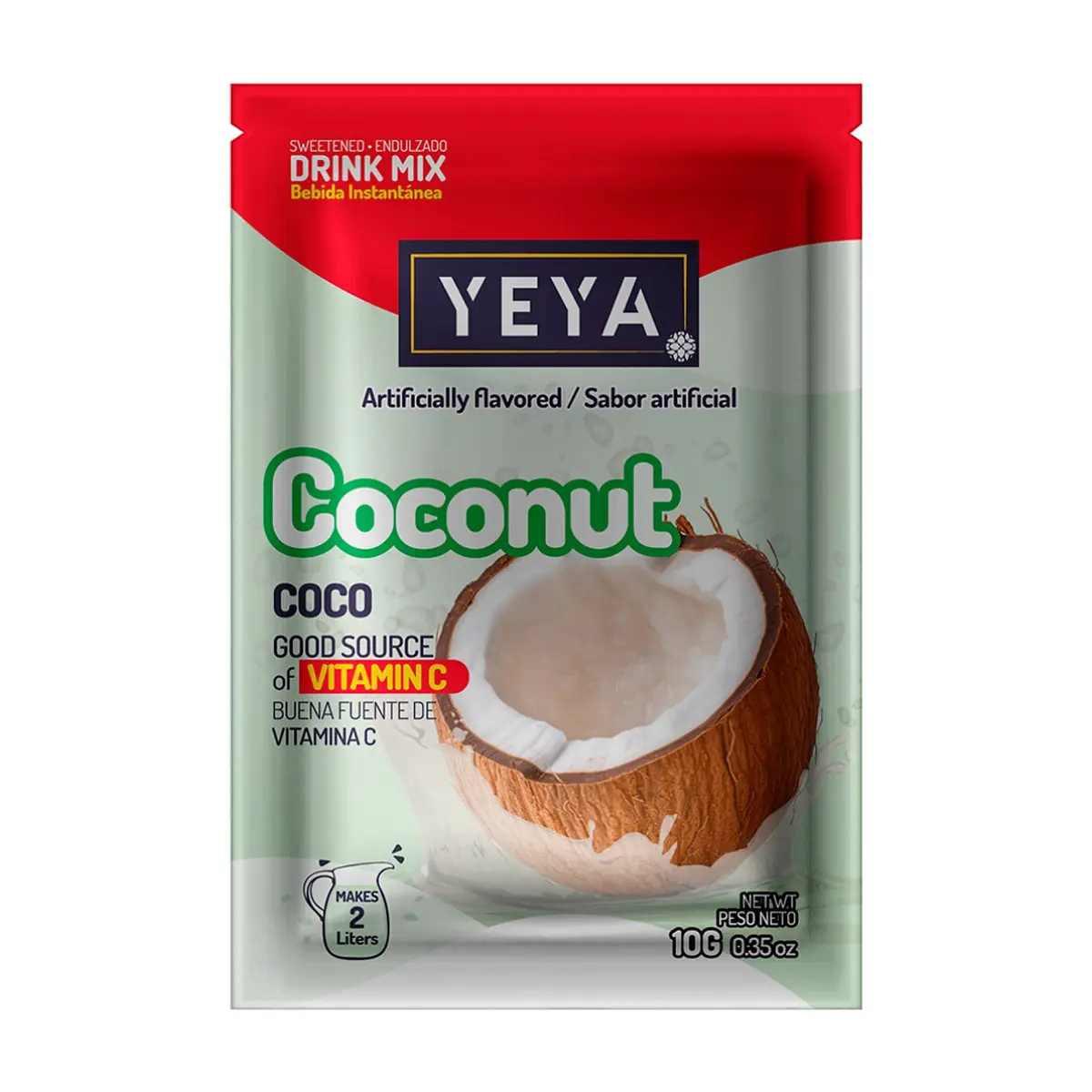 Refresco instantáneo sabor coco YEYA (10 g / 0.35 oz)