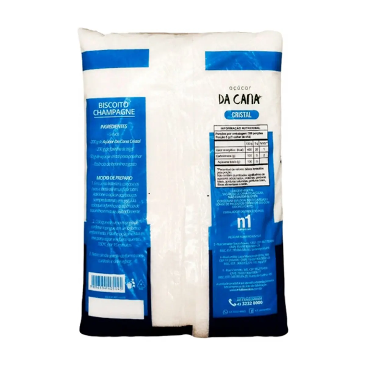 Azúcar blanca de caña cristal N1 (1 kg / 2.2 lb) - Thumbnail 2