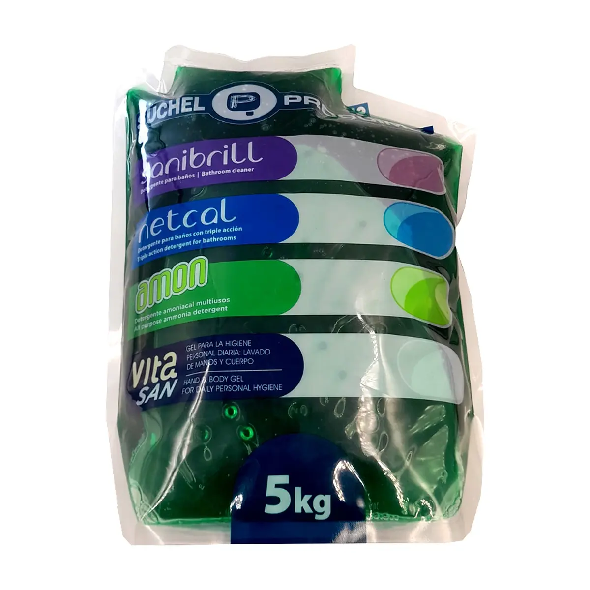 Detergente amoniacal multiusos Suchel Proquimia Amon (5 kg / 11.02 lb)