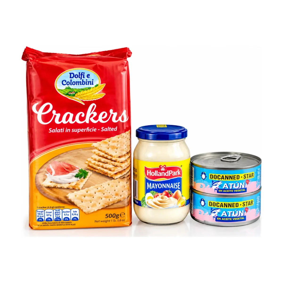 Combo de atún + galletas + mayonesa - Imagen 1
