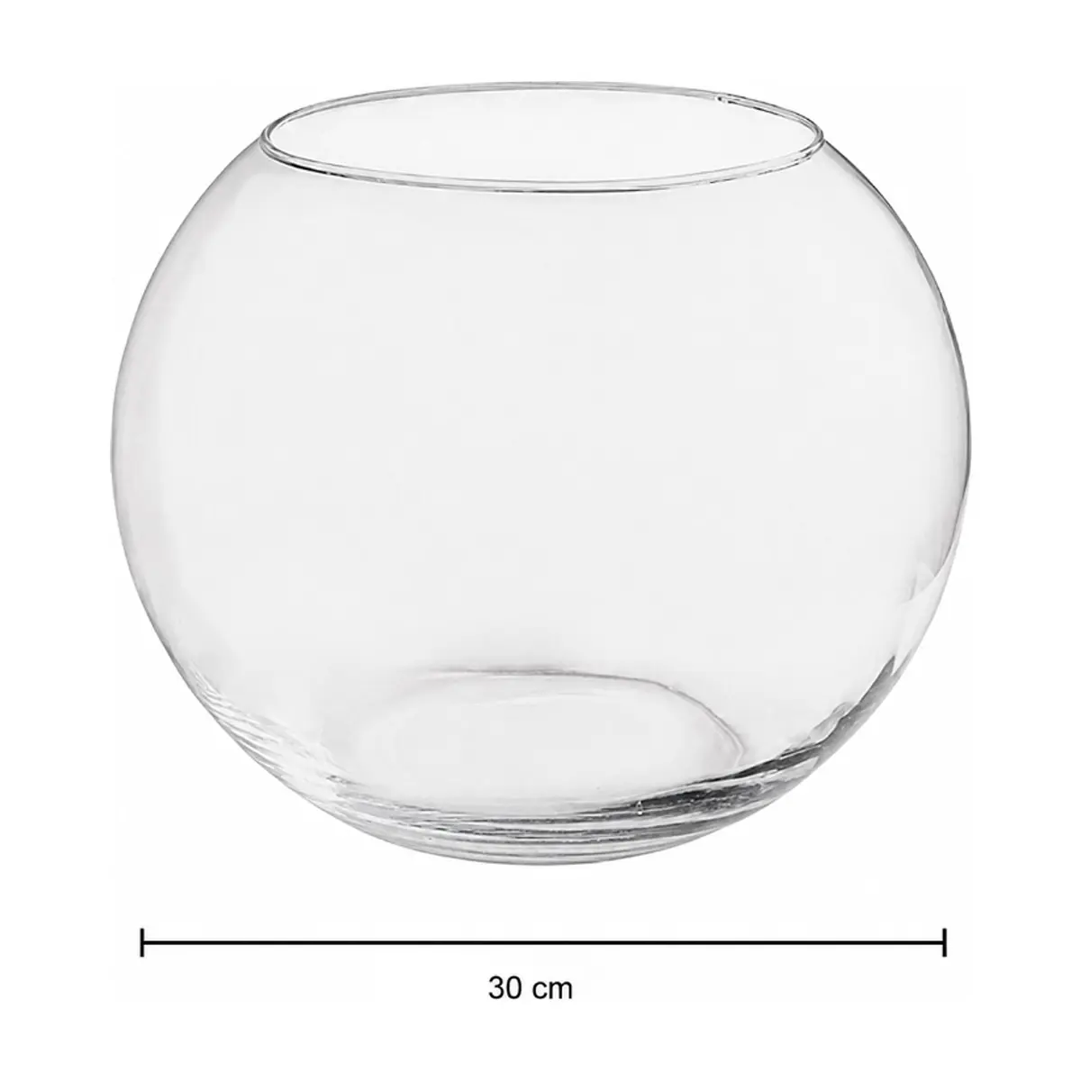 Pecera de cristal 30 cm Alessandro - Thumbnail 2