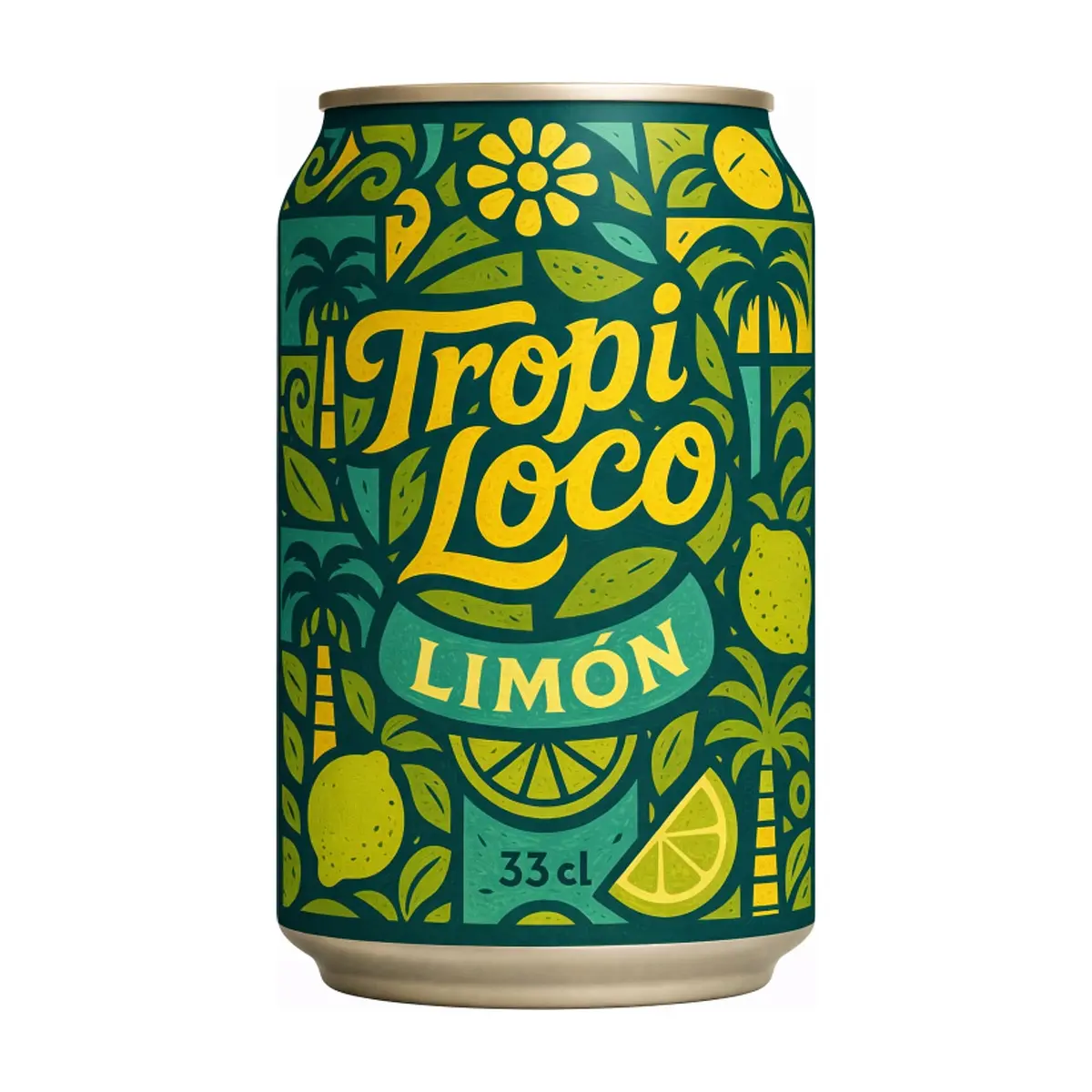 Refresco gaseado de limón Tropi Loco (330 ml) - Imagen 1