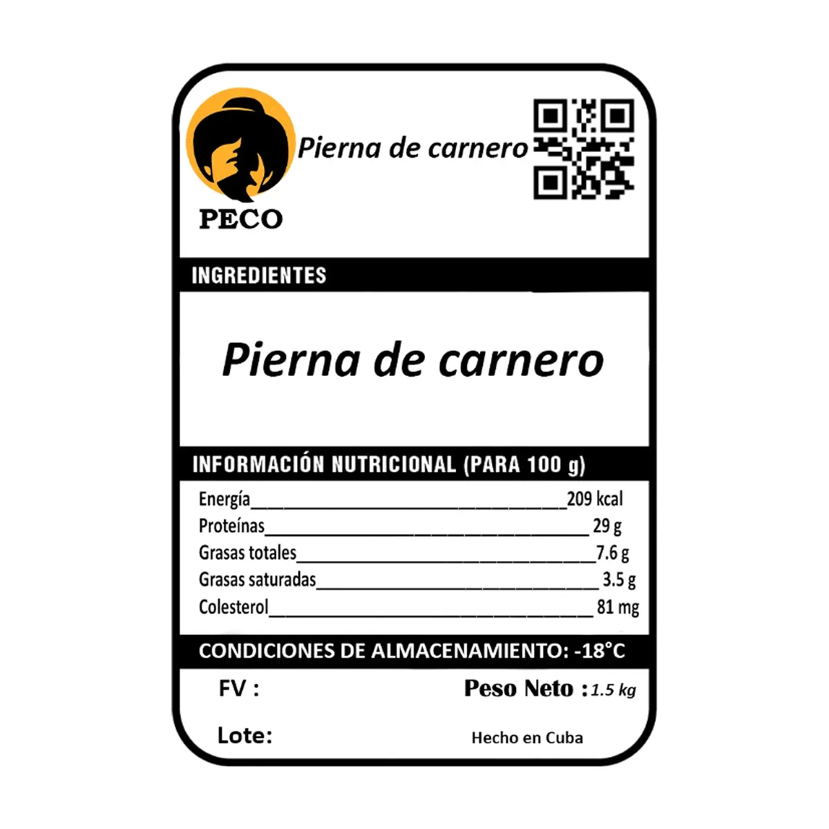 Pierna de carnero Peco (1.5 kg / 3.3 lb) - Thumbnail 3