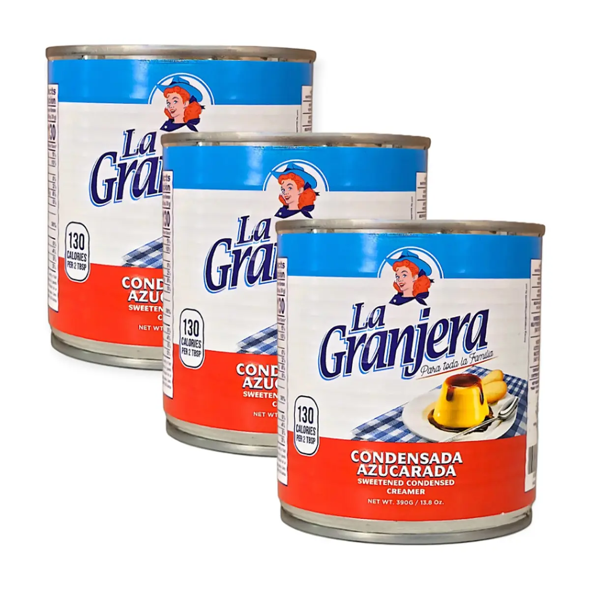 Leche condensada Azucarada (3 x 390 g / 13.8 oz) - Miniatura 1