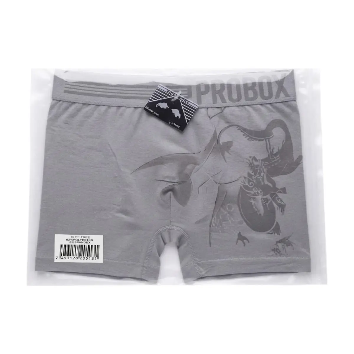 Calzoncillo para hombre Probox con diseño de dragón (Talla única) - Thumbnail 2
