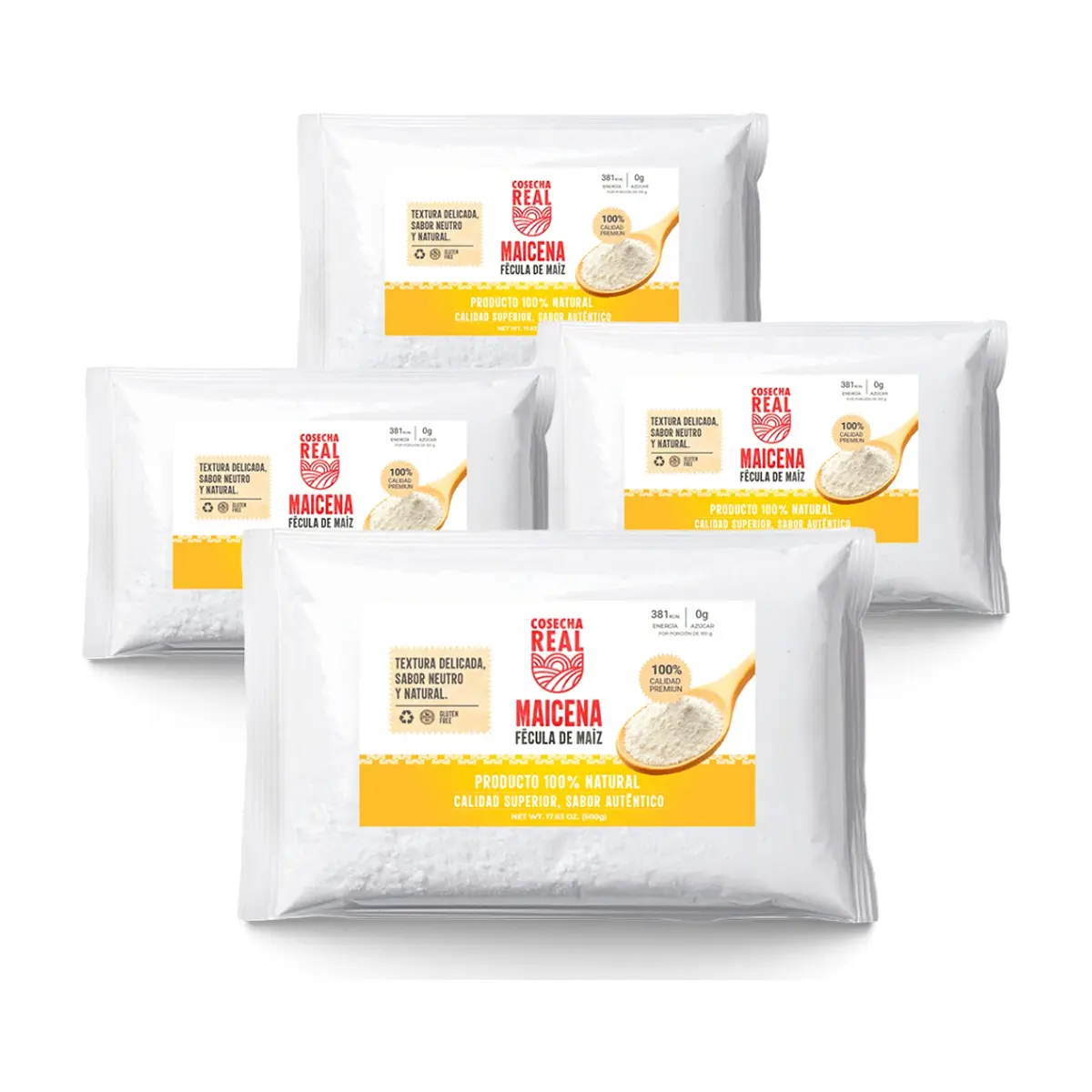 Maicena Cosecha Real (4 x 500 g / 1.1 lb)