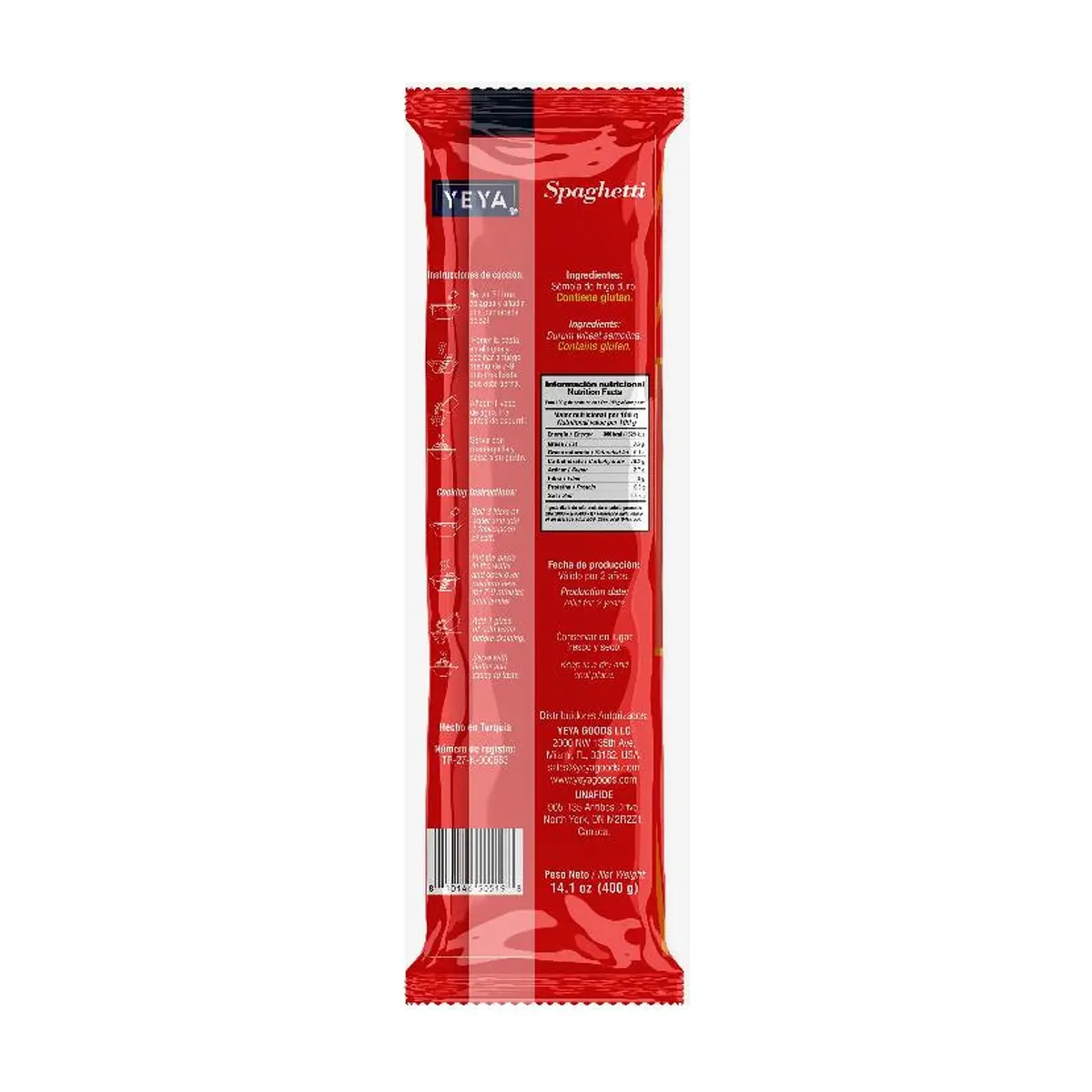 Espaguetis YEYA (400 g / 14.1 oz) - Thumbnail 2