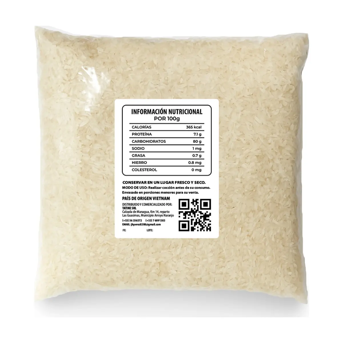 Arroz de grano largo Campo Vivo (3.17 kg / 7 lb) - Thumbnail 3
