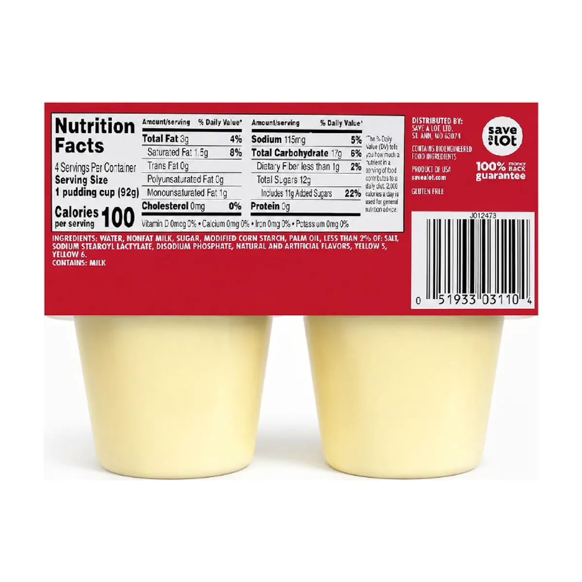Natilla de vainilla Sunny's (4 x 92.1 g / 3.25 oz) - Thumbnail 6