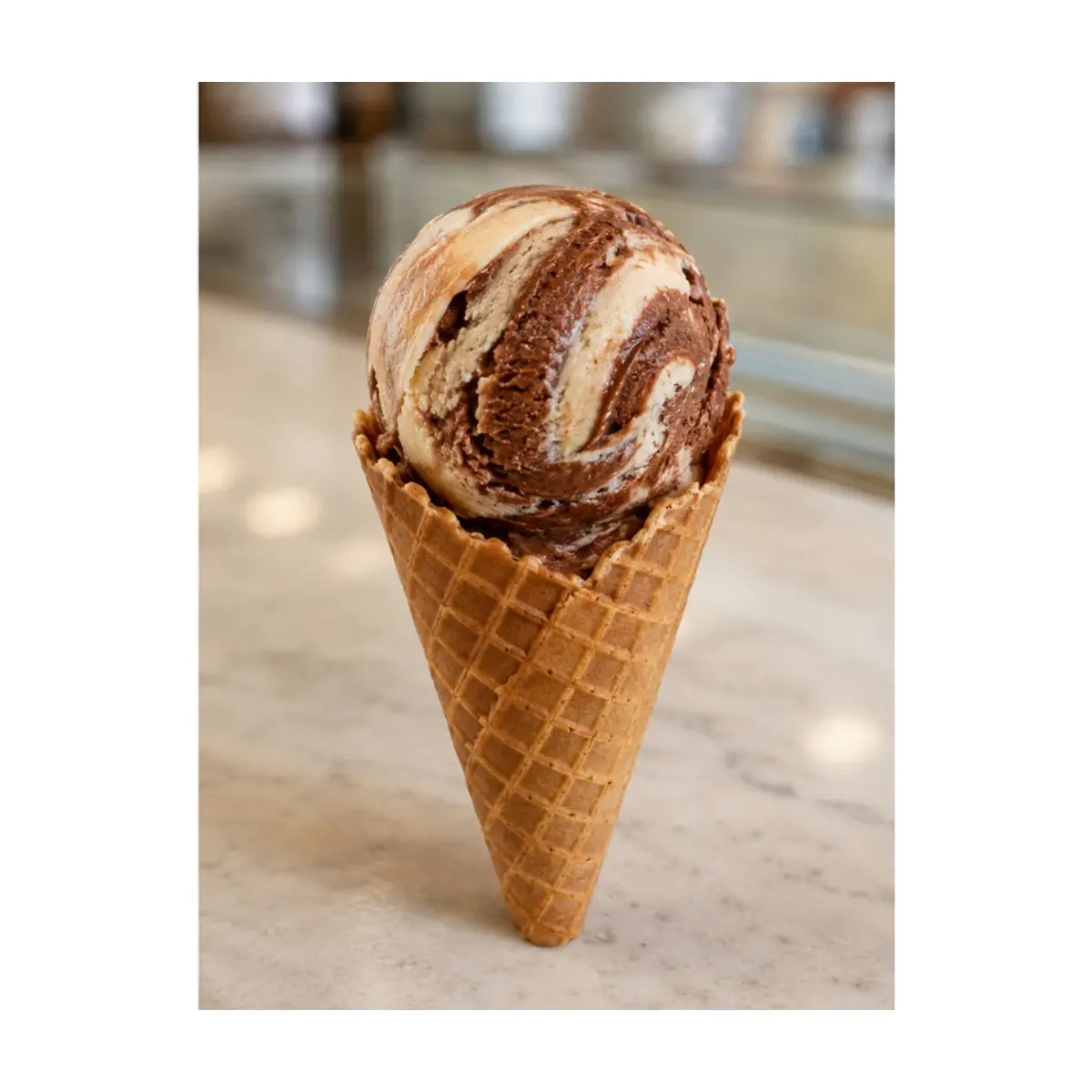 Helado doble crema sabor chocolate y almendras Alask (4 L) - Thumbnail 3