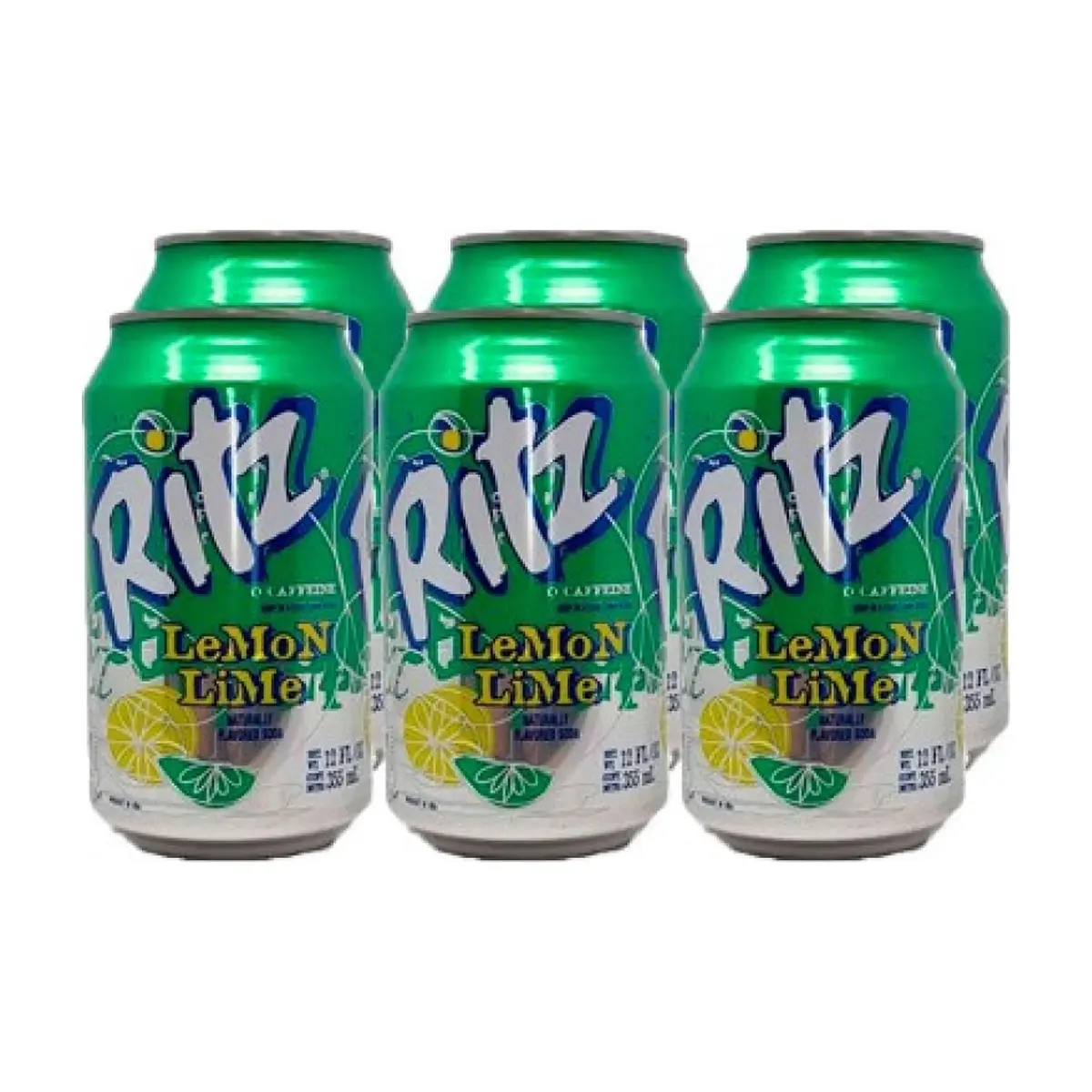 Refresco gaseado sabor lima-limón Ritz (6 x 355 ml)