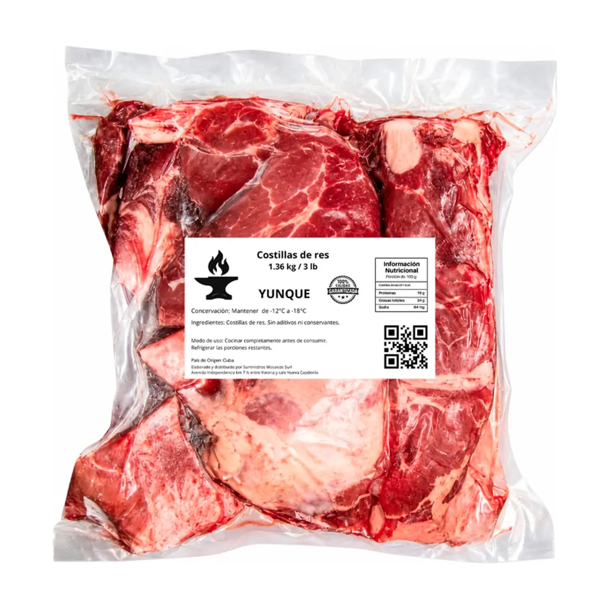 Costillas de res Yunque (1.36 kg / 3 lb) - Miniatura 2