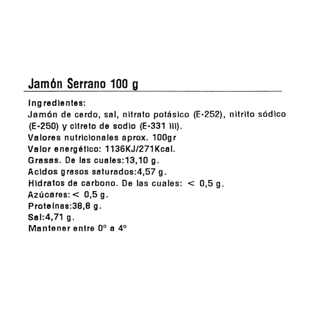 Jamón serrano La Especial (100 g / 3.52 oz) - Thumbnail 3